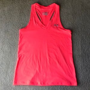 Neon Pink Under Armour Workout Tank